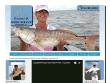 Tablet Screenshot of doublehguideservice.com